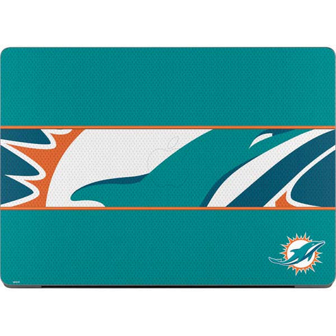NFL Miami Dolphins Zone Block Apple MacBook Pro 14-inch Skin