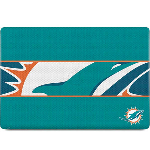 NFL Miami Dolphins Zone Block MacBook Skins