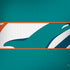NFL Miami Dolphins Zone Block MacBook Skins