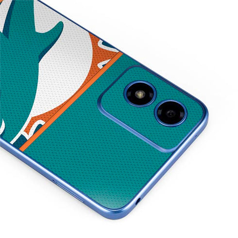 NFL Miami Dolphins Zone Block Moto G Play 4G (2024) Skin