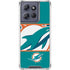 NFL Miami Dolphins Zone Block Moto G Stylus 5G (2025) Clear Case