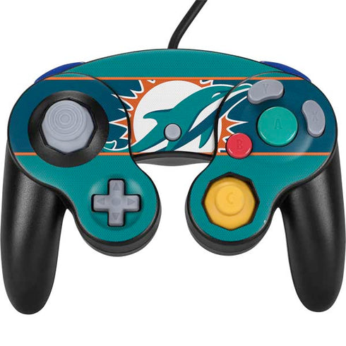 NFL Miami Dolphins Zone Block Nintendo Skins