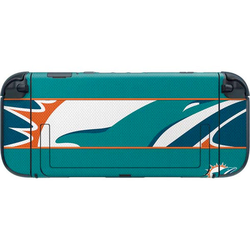 NFL Miami Dolphins Zone Block Nintendo Switch 2 (2025) with Joy-Con Skin