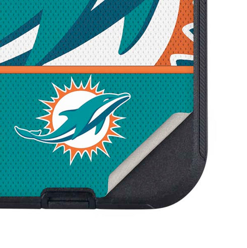 NFL Miami Dolphins Zone Block Otterbox Defender iPhone Skin