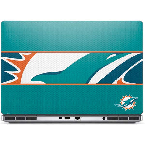 NFL Miami Dolphins Zone Block Dell Precision Skin