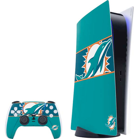 NFL Miami Dolphins Zone Block PlayStation PS5 Skins