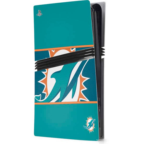 NFL Miami Dolphins Zone Block PS5 Pro Console Skin