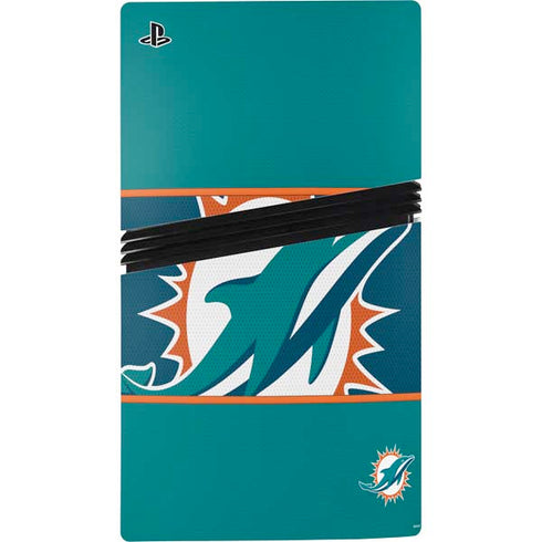NFL Miami Dolphins Zone Block PS5 Pro Console Skin