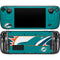 NFL Miami Dolphins Zone Block Steam Deck Handheld Gaming Computer OLED Skin