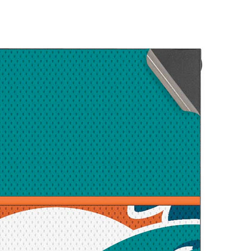 NFL Miami Dolphins Zone Block XBox Series X Digital Edition Console Skin