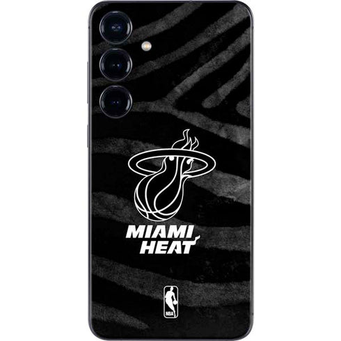 NBA Miami Heat Black Animal Print Galaxy A16 5G Skin
