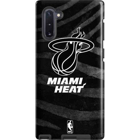 NBA Miami Heat Black Animal Print Galaxy Cases