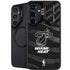 NBA Miami Heat Black Animal Print Galaxy S25 Plus Kickstand Case