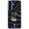 NBA Miami Heat Black Animal Print Galaxy S25 FE Clear Case