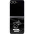 NBA Miami Heat Black Animal Print Galaxy Z Flip6 Skin