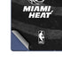NBA Miami Heat Black Animal Print Galaxy Z Fold6 Skin