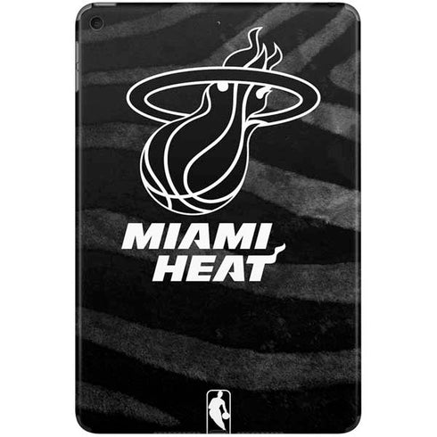 NBA Miami Heat Black Animal Print iPad Skins