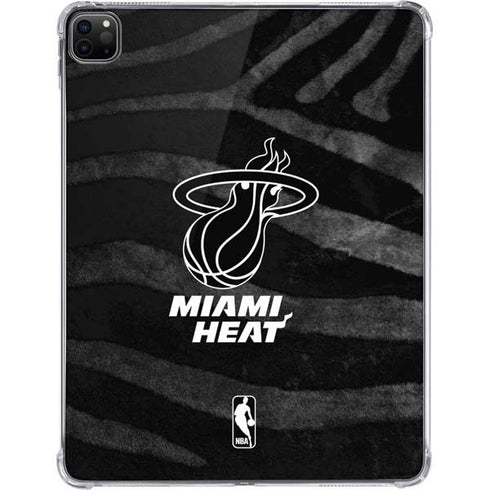 NBA Miami Heat Black Animal Print iPad Pro 11in (2024) Clear Case
