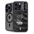 NBA Miami Heat Black Animal Print iPhone 14 Pro Kickstand Case