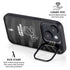 NBA Miami Heat Black Animal Print iPhone 15 Kickstand Case
