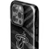 NBA Miami Heat Black Animal Print iPhone 15 Pro Impact Case
