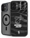 NBA Miami Heat Black Animal Print iPhone 16 Plus Kickstand Case