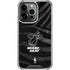 NBA Miami Heat Black Animal Print iPhone 16 Pro Clear Case