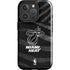 NBA Miami Heat Black Animal Print iPhone 16 Pro Impact Case