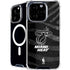 NBA Miami Heat Black Animal Print iPhone 16 Pro MagSafe Case