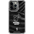 NBA Miami Heat Black Animal Print iPhone 16 Pro Max Clear Case