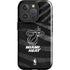 NBA Miami Heat Black Animal Print iPhone 16 Pro Max Impact Case