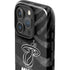 NBA Miami Heat Black Animal Print iPhone 16 Pro Max Impact Case