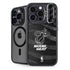 NBA Miami Heat Black Animal Print iPhone 16 Pro Max Kickstand Case