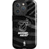 NBA Miami Heat Black Animal Print iPhone 16 Pro Max Magsafe Impact Case