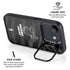 NBA Miami Heat Black Animal Print iPhone 16e Kickstand Case