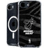 NBA Miami Heat Black Animal Print iPhone 16e MagSafe Case