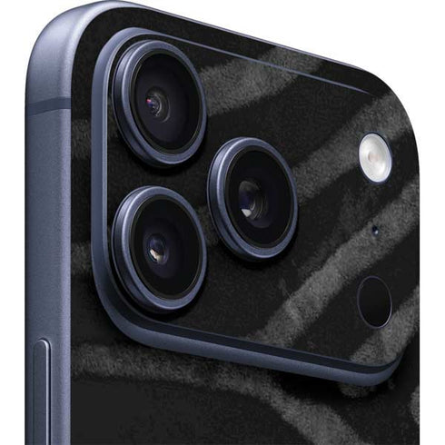 NBA Miami Heat Black Animal Print iPhone 17 Pro Skin