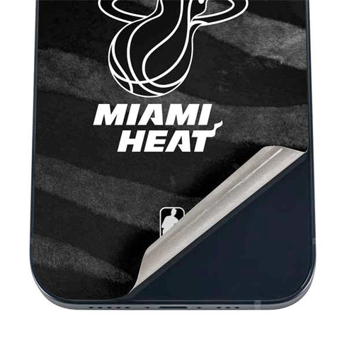 NBA Miami Heat Black Animal Print iPhone 17 Pro Skin
