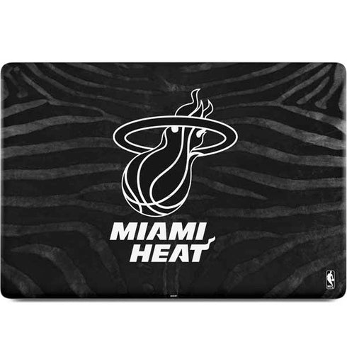 NBA Miami Heat Black Animal Print MacBook Skins