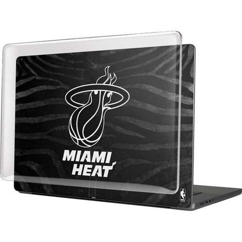 NBA Miami Heat Black Animal Print MacBook Cases
