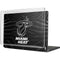 NBA Miami Heat Black Animal Print MacBook Cases