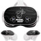 NBA Miami Heat Black Animal Print Meta Quest 3S Skin