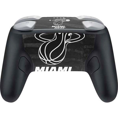 NBA Miami Heat Black Animal Print Nintendo Switch 2 (2025) Pro Controller Skin