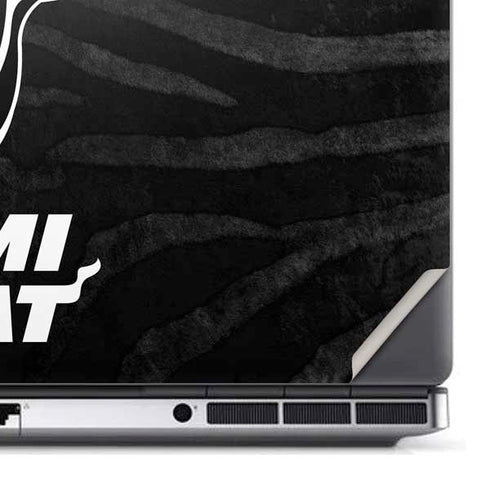NBA Miami Heat Black Animal Print Dell Precision Skin
