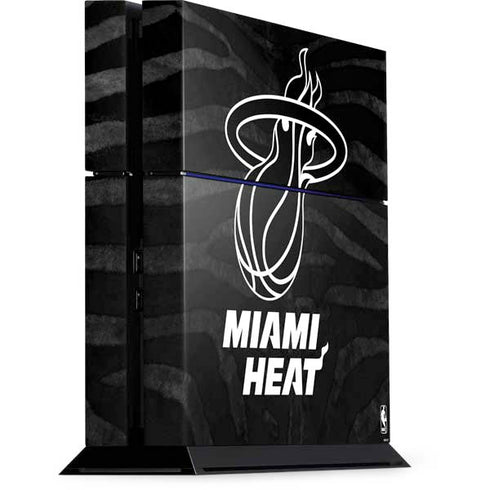 NBA Miami Heat Black Animal Print PlayStation PS4 Skins