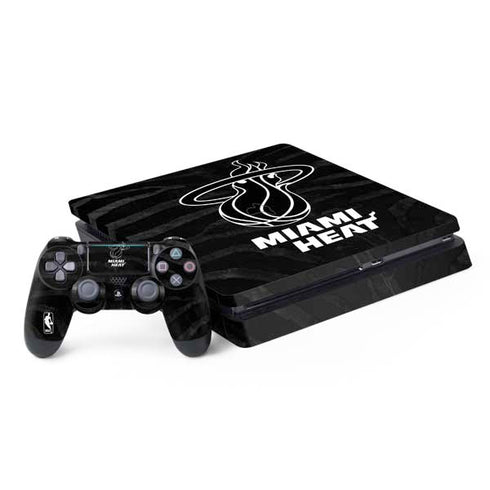 NBA Miami Heat Black Animal Print PlayStation PS4 Skins