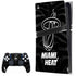 NBA Miami Heat Black Animal Print PlayStation PS5 Skins