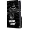NBA Miami Heat Black Animal Print PS5 Pro Disk Console Skin
