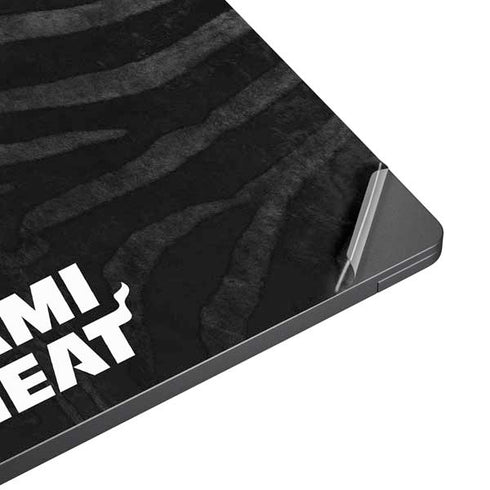 NBA Miami Heat Black Animal Print Surface Laptop 7 13.8in Skin