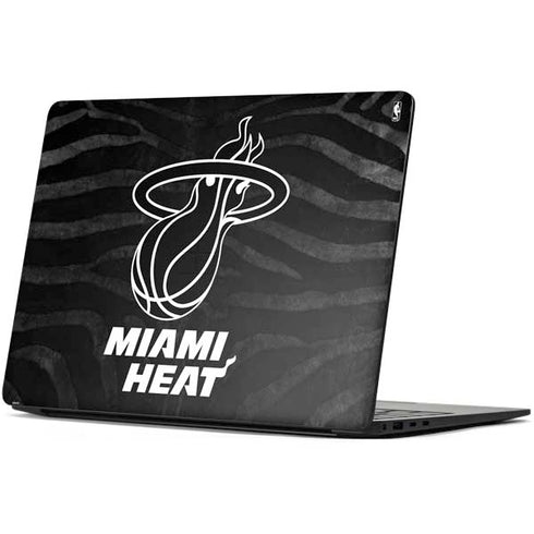 NBA Miami Heat Black Animal Print Surface Laptop 7 15in Skin